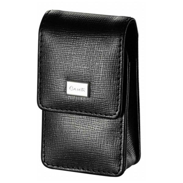 Caseti Etch Black Leather Weave Pattern Lighter Case CALA003